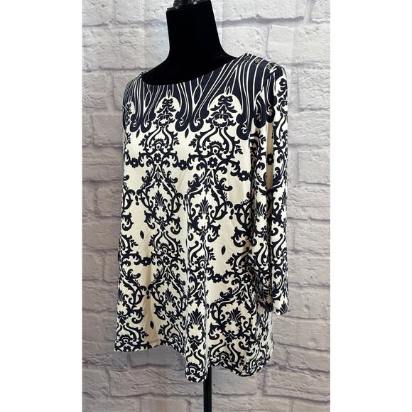 Charter Club Deepest Blue 3/4 Sleeve Blouse XL - Picture 2 of 4